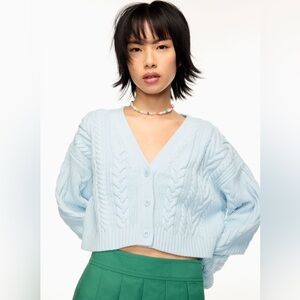 Aritzia Sunday Best Cooper Cropped Wool Cardigan